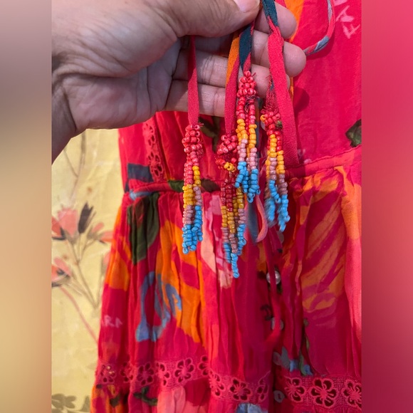 Farm Rio
Mixed Fruits Ocean Tiered Midi-Dress - Picture 10 of 13